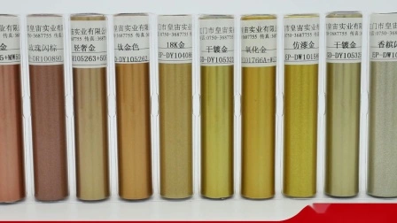 2021 UV-Epoxid-Nano-Spiegel-Chrom-Metallic-glänzende goldene Stahlpulverbeschichtung für Eisen